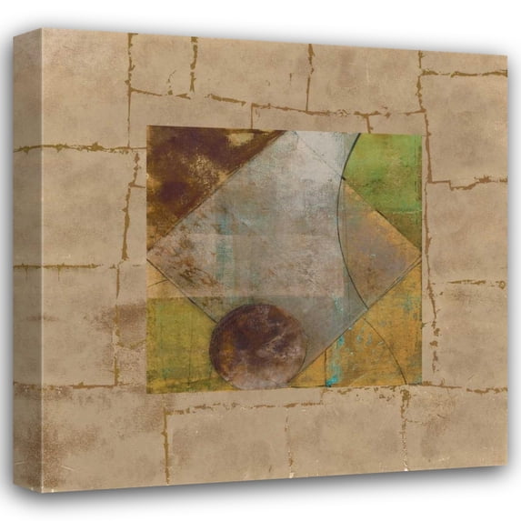 John Kime 26x26 Gallery Wrapped Canvas Wall Art Titled - Boardwalk Box I
