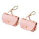 thumbnail image 5 of Dispensador de Bolsa para popó para mascotas, práctico soporte multifuncional de PU para Bolsa para popó de perro para recoger excrementos de perro qu Rosa, 5 of 8