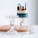 thumbnail image 2 of Bearachild Candelero de cristal Candelabro transparente Centros de decorativos de boda Jardín y Patio Hexágono, 2 of 6