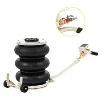 5 Ton Pneumatic Air Jack - 11000 lbs Triple Bag Car Jack, 6.3-15.75 Inch Lift Height, Inflatable Auto Jack with Long Handle for Garage & Roadside Repair