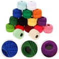thumbnail image 3 of SHISUYAN 16 Rolls of Colorful Embroidery Cotton Thread DIY Embroidery Thread Material Sewing Embroidery Supply (Mixed Color), 3 of 9