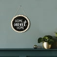 thumbnail image 4 of Beppter Pendent Ornament Welcome Sign Home Sweet Home Sign for Front Door Decor Farmhouse Porch Wall Decoration with Round Hanging Decoration for Home Outdoor Indoor Living Room, 4 of 6