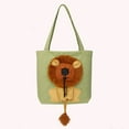 thumbnail image 5 of Lion Pattern Pets Handbags Convenient Canvas Cat Tote Bag Fashion for Pet Lovers, 5 of 5
