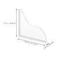 thumbnail image 2 of CHICHUMID 2Pcs Clear Bath Overflow Cover Splash Guard for Bathtub Shower Water Barrier Panel, 2 of 8