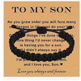 thumbnail image 2 of Tibetan Buddhist Bracelets for Women Men Handmade Braided Rope String Lucky Protection Wristbands Prayer Family Couple Jewelry, 2 of 4