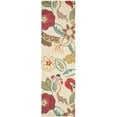 thumbnail image 6 of SAFAVIEH Blossom Nancy Floral Flowers Wool Area Rug, Beige/Multi, 5' x 8', 6 of 11