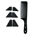 thumbnail image 2 of Flat Top Comb Barber Hair Cutting Comb for Men Various Short Haircuts Barber Black, 2 of 7