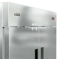 thumbnail image 4 of Koolmore 54" Commercial Stainless Steel Half Door Reach-In Refrigerator - Silver, 4 of 16