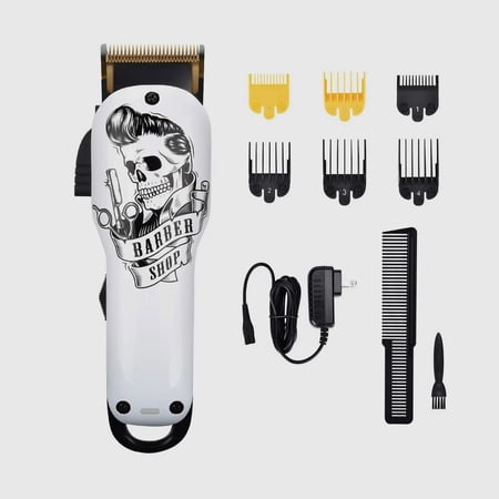 X11 Professional Hair Clippers Cordless Hair Haircut Kit Rechargeable Hair Beard Trimmer Haircut Grooming Kit with 6 Guide Combs & for Men/Father/Husband/Boyfriend