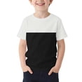 thumbnail image 2 of ATOGUTA T Shirts Boys Short Sleeve Crew Neck Summer Trendy T-Shirts Clothes for Teen Boys Black, Size 2T-13, 2 of 6