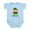 Sky Blue, variant on CafePress - Pepere's Little Elf Body Suit - Baby Light Bodysuit, Size Newborn - 24 Months