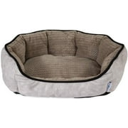 Angle View: Petmate La-Z-Boy Daisy Cuddler Bed 24"L x 19"W Pack of 2
