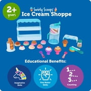 Learning Resources Swirly Scoops Ice Cream Shoppe, Ice Cream Playset, Pretend Play Food, Ages 2 +