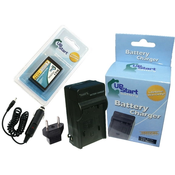 Olympus E-420 Battery and Charger with Car Plug and EU Adapter - Replacement for Olympus BLS-1 Digital Camera Batteries and Chargers (1150mAh, 7.4V, Lithium-Ion)