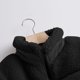 thumbnail image 4 of Abrigo informal de manga larga sin capucha para mujer, chaquetas y abrigos de lana de cordero cálidos con cremallera, sueltos, resistentes al viento, con bolsillo y cuello alto, para otoño e invierno., 4 of 9