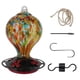 thumbnail image 1 of Bird Feeder with 5 Perches Hand Blown Glass Bird Feeders C, 1 of 5