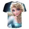 thumbnail image 1 of Nueva camiseta con estampado de animales para niñas Anna Elsa, camiseta Unisex de Elsa, ropa para niños, Top de dibujos animados para 3, 4, 5, 6, 7, 8 años, ropa de cumpleaños para niños 13T Gao Jinjia LED, 1 of 2