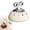 White, variant on 60-Minute Mechanical Kitchen Timer with Loud Alarm & Magnetic Backing,Battery Countdown For Cooki Timer Operation,Retro
