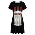 thumbnail image 4 of Smirnoff Vodka Alcohol Glass Bottle Dress Summer Street Style Dresses Female Short Sleeve Printed Sundress, 4 of 7