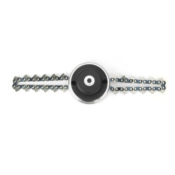 Cabezal de corte para cortadora de césped, bobina de cadena, desbrozadora, accesorio para máquina cortadora de césped de jardín (negro)