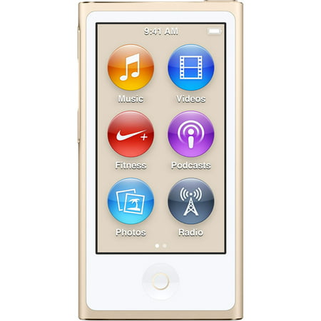 Apple iPod Nano 8th Generation (16GB) Gold Bundle , New in Plain White