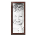 thumbnail image 2 of ArtToFrames 12" x 31" Honors Mahogany Picture Frame, 12x31 inch Brown Wood Poster Frame (WOM-5155), 4 Pack, 2 of 6