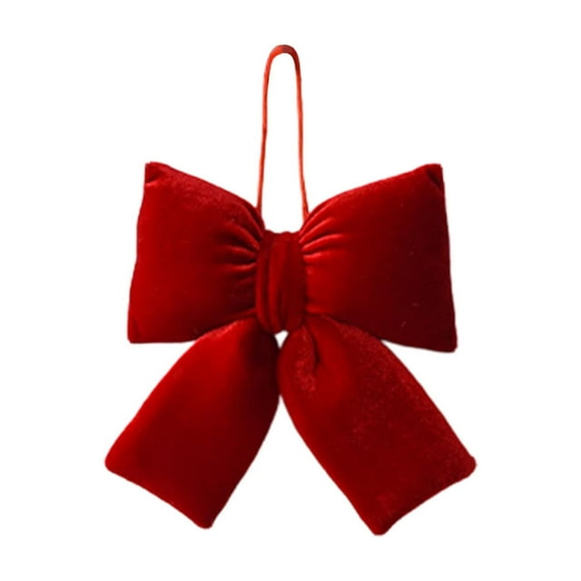 Decoraciones para San Valentín, adornos para San Valentín, regalos para San Valentín. Adornos navideños con lazos de terciopelo virales estilo web. Adornos decorativos para árbol de Navidad. Lazo de t
