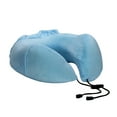 thumbnail image 1 of Memory Foam Travel Pillow, Neck Pillow by Poraty with Travel Bag (Light Blue), 1 of 4