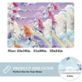 thumbnail image 2 of Unicorn Polyester Indoor Mat Non-Slip Area Rug Chair Rugs Machine Washable, 2 of 6