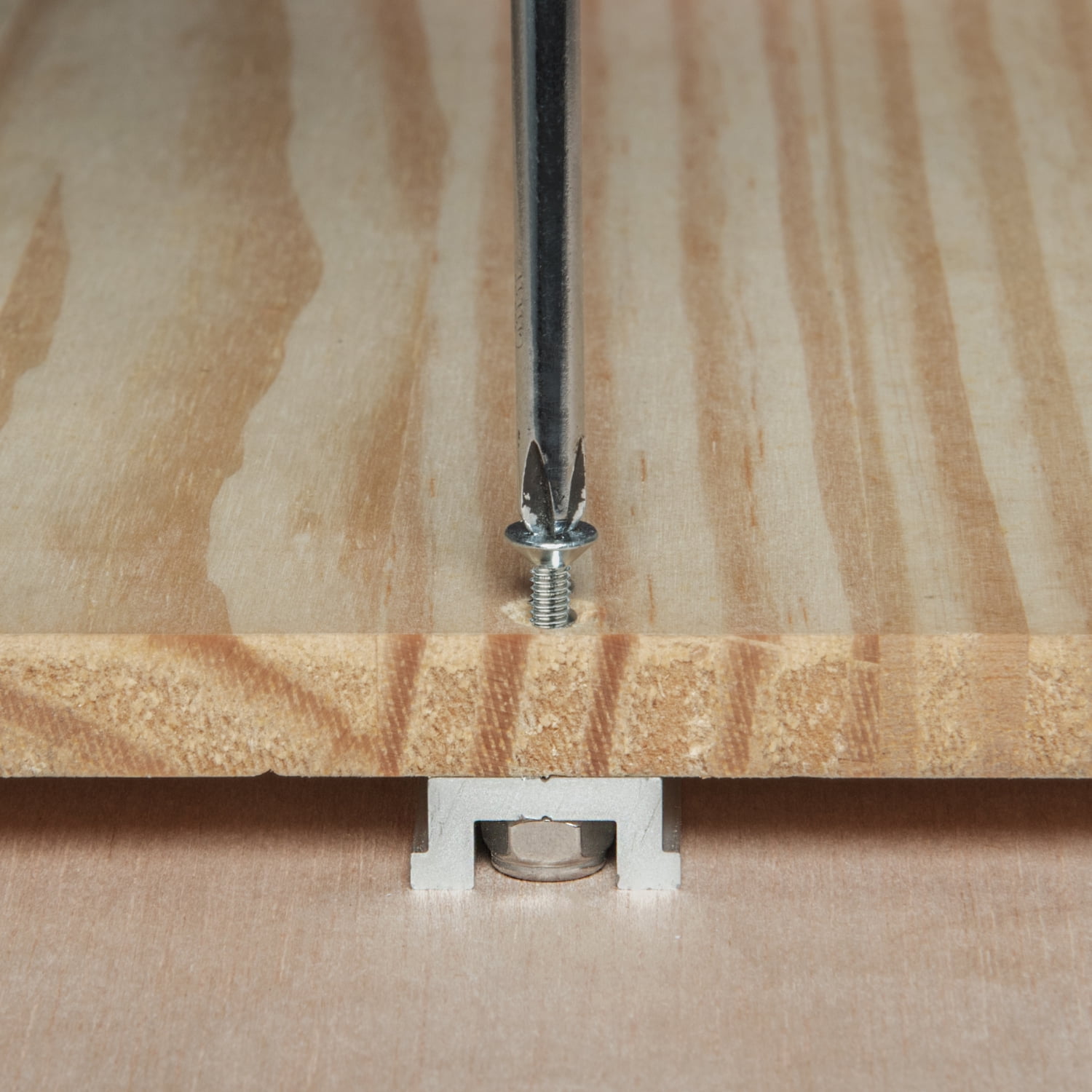 POWERTEC 48" Miter Bar for Table Saw, Crosscut Sled, Router Table & Band Saw | Fits 3/4” x 3/8” Miter T Slot, T Track Accessories for Woodworking Jigs (71146)