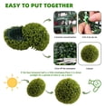 thumbnail image 4 of 23.2 Inch Topiary Balls Outdoor Set of 2, Artificial Eucalyptus Topiary Balls Garden Spheres Hanging Decorative Balls for Patio Garden and Indoor, Wedding Decoration, 4 of 6