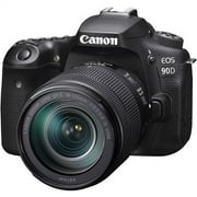 Canon EOS 90D DSLR Camera with 18-135mm Lens (International Version)