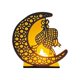 thumbnail image 1 of Wooden Crafts Ornament Lamp Middle East Festival Eid Decorative Lamp Moon LED Decorative Lamps, I, 1 of 5