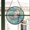 thumbnail image 3 of Swimming Otter Stained Glass Suncatcher, Otter and Flowers Window Hanging, Ocean Animal Lover Home Decoration, Indoor Decor, Stained Glass Ornament 2025, Holiday Decoration,, 3 of 6