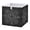 Black Pattern, variant on Fabric Open Basket Bins Foldable Storage Basket 2 Sizes Available Damaged Cd