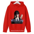 thumbnail image 3 of 2024 CALIENTE 2024 Niños Miércoles Ropa de la Familia Addams Sudaderas con capucha para niños Manga larga Otoño Niños pequeños Niñas Sudaderas lindas, 3 of 4