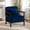Blue, variant on Aukfa Upholstered Accent Chair with Storage Seat & Waist Cushion, High-Density Lounge Armchair for Living Room Bedroom,Pink