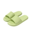thumbnail image 5 of Womens Light Green EVA Slides, Cloud Comfort Non-Slip Quick-Dry Pool Beach House Slippers,Size 38, 5 of 6