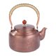 thumbnail image 1 of Tetera de cobre, accesorio para té de Kung Fu, accesorio de té con mango ergonómico de 1200ml para cocina de cerámica, tetera para el hogar Estilo B, 1 of 9