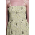thumbnail image 3 of Bimba Robe à Bretelles Smockée Imprimée de Fleurs et Chardonnerets pour Femmes georgette-TTTG, 3 of 7