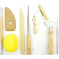 thumbnail image 1 of Juego de herramientas de alfarería Kemper de 9 piezas con cuchillo de recorte, 1 of 1