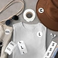 thumbnail image 2 of 3500 PCS Clothing Size Stickers Labels 7/8" Round Self Adhesive Size Stickers for Clothing T Shirts Retail, 7 Sizes (XS, S, M, L, XL, XXL, XXXL), 2 of 7