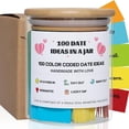thumbnail image 4 of Dadiaei 100 Date Ideas In A Jar,Color Coded Date Night Ideas,Budget-Friendly Date Jar,Wedding Anniversary Gift,Bridal Shower Present,Newlyweds Couples Activity,Romantic Date Night Planner, 4 of 9