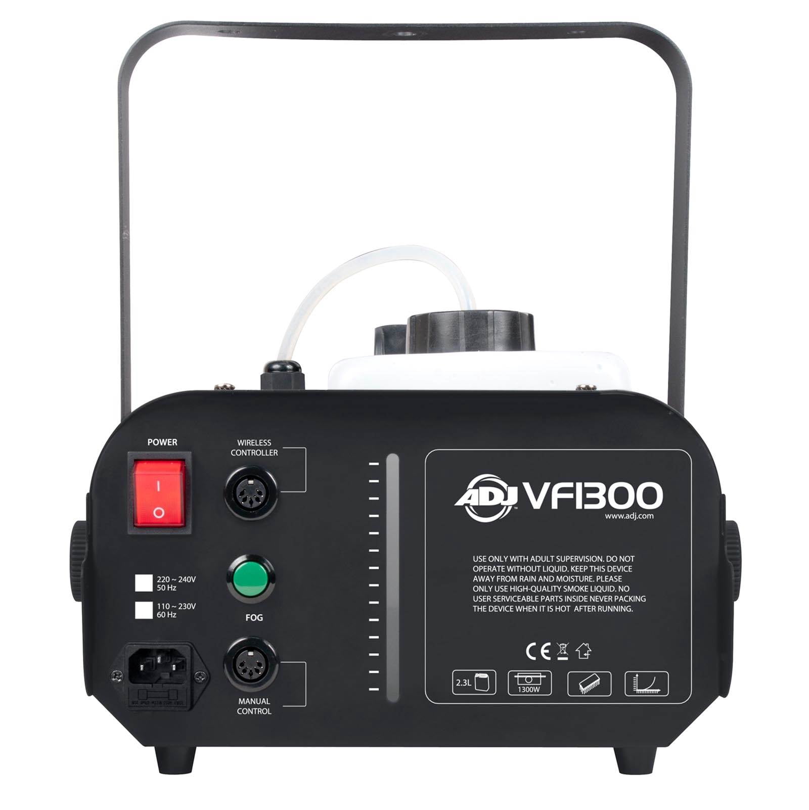 AMERICAN DJ VF1300 1300W FOG MACHINE W/ 2.3L TANK CAPACITY & INCLUDED REMOTE