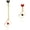 Asymmetrical Poker, variant on Poker Cards Earrings for Women Queen of Hearts Earrings Asymmetrical Long Poker Red Heart Earrings Cute Star Clock Rabbit Earrings Cute Jewelry Presents