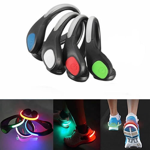 LED Luminous Sports Shoe Lights for Safe Night Running Walking Cycling Jogging 