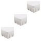thumbnail image 4 of Bearachild Faldón de cama duradero y elegante para las necesidades de decoración del hogar Faldones de cama elegantes Blanco US-Queen60*80in Type1 NO1, 4 of 6