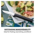 thumbnail image 2 of Rada Peeling Paring Knife, Stainless Steel, Hand-Sharpened, 2.5 inch Blade Knives for Easy Control, Durable Resin Handle, 2 of 6