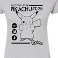 thumbnail image 3 of Pokémon - Electric Type - Juniors Fitted Graphic T-Shirt, 3 of 5