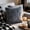 Gray, variant on 20x20 Inch Fall Pumpkin Plush Throw Pillow Cover, Pumpkin Cushion Case, Solid Color Soft Fluffy Square Pillowcase for Halloween Thanksgiving Farmhouse Sofa Couch Home Decor